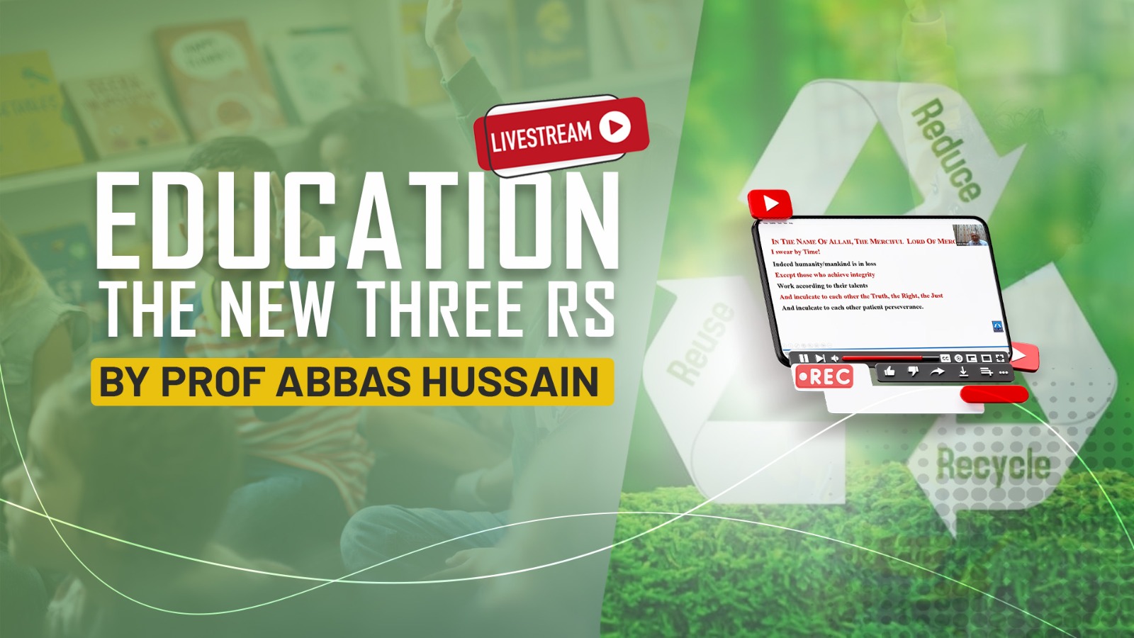 Education: The New Three Rs (LIVE)
